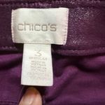 Chico's NWT Chico’s faux knit suede worn luggage pant Monrovia 3 (xl/16) Photo 1