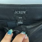 J.Crew  Kate Black Faux Leather Pants Photo 8