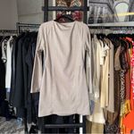 ZARA Houndstooth Long Sleeve Square Neck Mini Dress Photo 6