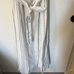 Joie  Almante Off Shoulder Striped Midi Dress Size Small‎ Cotton Photo 4