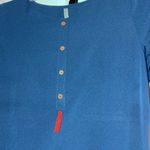 Women's Turquoise Kurti Top,Tunic length or midi dress Casual wear L NWOT Blue Size L Photo 7