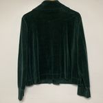 Classic Elements  Green Velvet Button Down Cardigan Sweater Size XL Photo 4