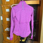 Lululemon Base Runner 1/2 Zip Raspberry Pique Pink Rulu Long Sleeve Size 8 Photo 11