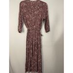 Knox Rose  Women's Floral Wrap Maxi Dress Dusty Mauve Size Medium Photo 10