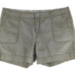 Levi's Tan Chino Shorts Women's Size 12 100% Cotton Gorpcore Khaki Casual Photo 0