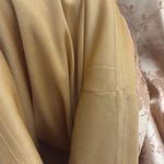 Lulus Blossom Golden Yellow Floral Jacquard Shift Dress Lightweight Satin Sz S Photo 8