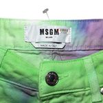 MSGM Rent The Runway Tie Dye Jeans in‎ Lime/Lilac Green Size 8 Photo 6