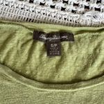 Tommy Bahama Green Cap Sleeve Fitted Crop Tee Photo 6