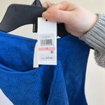 Calvin Klein NWT Blue Crochet Pattern Tank Dress Women’s 10 Work Career Photo 4