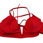 Shade & Shore 3/$15  red bikini top nwt Photo 0