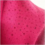 Anne Klein Fit & Flare Sweater Dress In Titian Red Jeweled Skirt Size XL NWT Photo 4