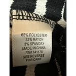 Kirious Atelier by Black White Striped Rib Knit Short Sleeve Crop Sweater Top L Photo 3