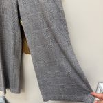 Maeve Anthropologie  Plaid Womens Wide Legged Cropped Black Grey Plaid Pants XS Photo 3