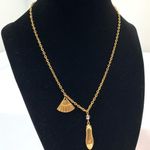 Vintage Gold Ballet Pendant Chain Necklace Photo 2
