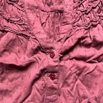 Anthropologie Maroon Button Up Blouse Red Size XS Photo 1