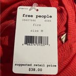 Free People  Linen Rib Hot Pocket Tank Fire Photo 9