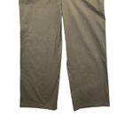 White Fox Boutique WHITE FOX Olive Green Wide Leg Pants Tie Waist Drawstring Cargo Style Photo 3