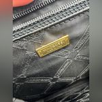 VTG MINOBOSSI Shoulder Bag Black Leather Made In Italy Photo 10