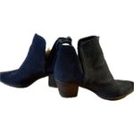 Lucky Brand  Women's Black Ankle Booties Size 9‎ Side Zip Block Heel Photo 3