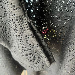 Islander swimsuit coverup black lace mini length drawstring size medium Photo 4