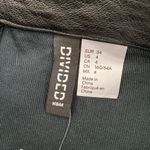 H&M faux leather black mini skirt 4 small NEW NWT Photo 2