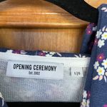 Opening Ceremony Fem Floral Cropped Cotton Logo Hoodie Size Large Photo 5