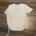 Lululemon  White All It Takes Short Sleeve Tee Nulu Ribbed Photo 3