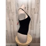 Guess  Black Lace-Up Bodysuit Size M Photo 4