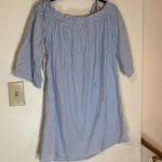 Forever 21  dress short light blue/white size L Photo 3