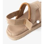 UGG  Fluff Yeah Slide Sandal Tan Suede Women's Size 8 Platform Photo 10