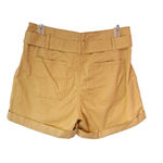 Vanilla Star Jeans Vanilla Star 7 Womens High waist Belted Trouser Wide Leg Shorts Tan Size 7 Photo 1