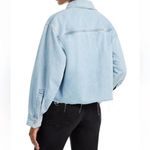 AGOLDE  NYX Denim Shirt Jacket XS Realm Light Wash Jeans Photo 8