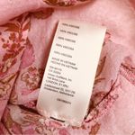 Free People  Hilary Pink Floral‎ Crop Top Puff Sleeve Square Neck Size Medium New Photo 11