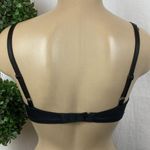Oscar de la Renta  Black & Gold Lightly Lined Underwire Bra 34C Photo 1