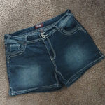 Angels Dark Denim Blue Jean Shorts Size 16 Photo 0