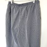 VTG Alfred Dunner Checkered Dress Slack Pants with Stretchy Waist and Pocket12P White Size 12P Photo 7