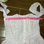 Gianni Bini GB pastel lavender crochet off the shoulder dress sz Medium Photo 5