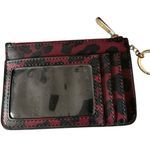 Michael Kors jet set travel small Saffiano leather coin pouch ID holder oxblood Photo 2