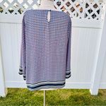 Violet+Claire Women's  Multicolor Diamond Patterned Top Photo 10