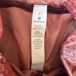 Lululemon Wunder Lounge High Rise Tight 28” Crushed Velvet Soft Cranberry Size 6 Photo 6