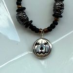 Hand Crafted Pumpkin Hand Crafted Black and Silver Toned Jack O'Lantern Pumpkin Photo 4