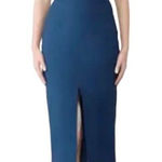 Yumi Kim  That Jazz One Shoulder Midi Dress Women Size XS Navy‎ Blue Ink DR-16128 Photo 0