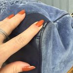 Juicy Couture Vintage Fairytale “Once Upon a Time” Velour Tote Bag Ink Blue, Y2K Photo 15