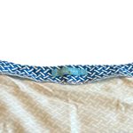 J. McLaughlin  Emma Dress Blue White Catalina Cloth Beach Stretch Size Large Photo 4