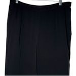 Vintage Via Seta Black Silk‎ Pants Size 12 Photo 1