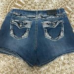 Soundgirl  Embroidered Sequins Rhinestone Denim Shorts Women’s Juniors SZ 15 Photo 0