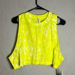 Lululemon  All Yours Crop Tank Tie Dye size 4 in highlighter yellow Photo 2