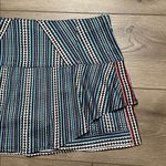 Lucky In Love Striped Ruffle Tennis Skirt Skort Blue White Size XL Photo 1
