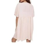 Aritzia Wilfred Women's Dress Kenzie Babydoll Pink Quartz Size XS Dolman Sleeve Photo 1