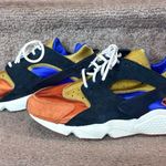Nike  Air Huarache Women’s Size 9.5 Sneakers Orange Blue Black Gold Retro Shoes Photo 0